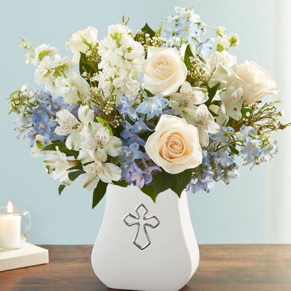 Sacred Blessings Blue & White
