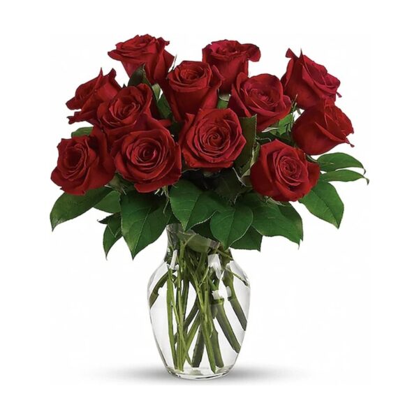 Enduring Passion - 12 Red Roses