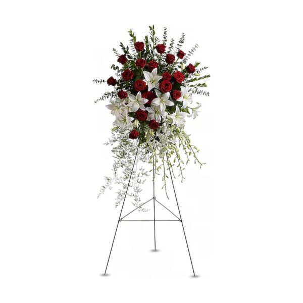 Lily and Rose Tribute Spray