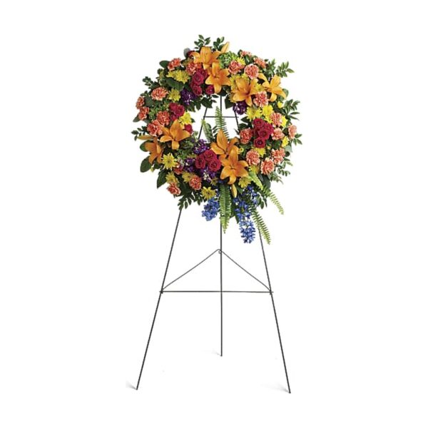 Colorful Serenity Wreath