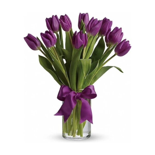 Passionate Purple Tulips