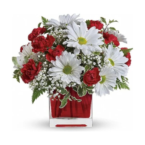 Red And White Delight by Teleflora