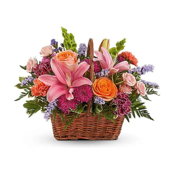 Blooming Joy Bouquet Basket