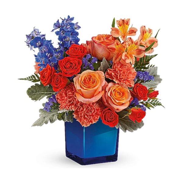 Teleflora's Blue Daydream Bouquet