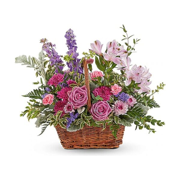 Lavender Meadow Basket