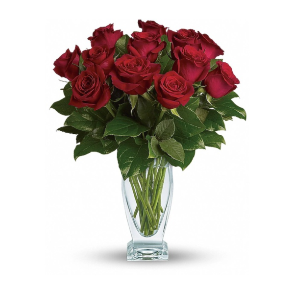 Teleflora's Rose Classique - Dozen Red Roses