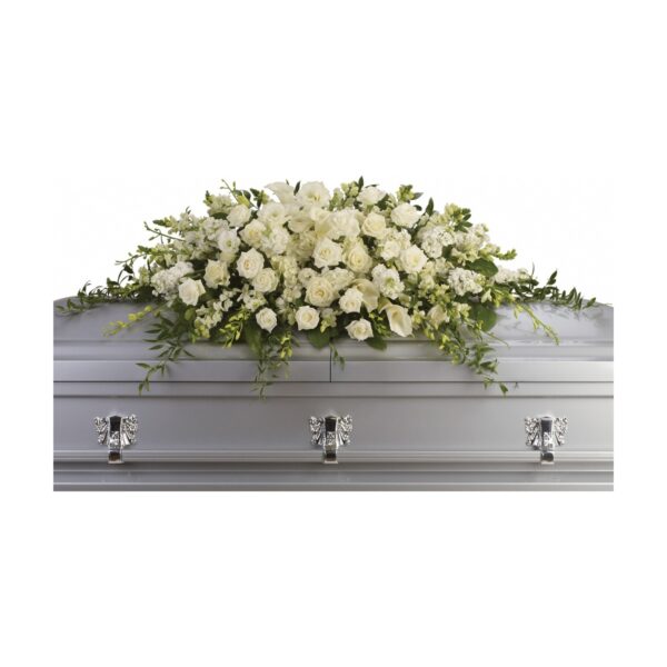 Purity and Peace Casket Spray