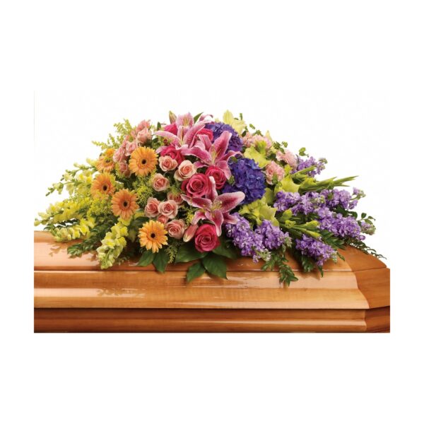 Garden of Sweet Memories Casket Spray