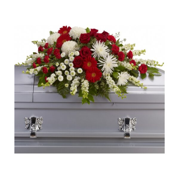 Strength and Wisdom Casket Spray